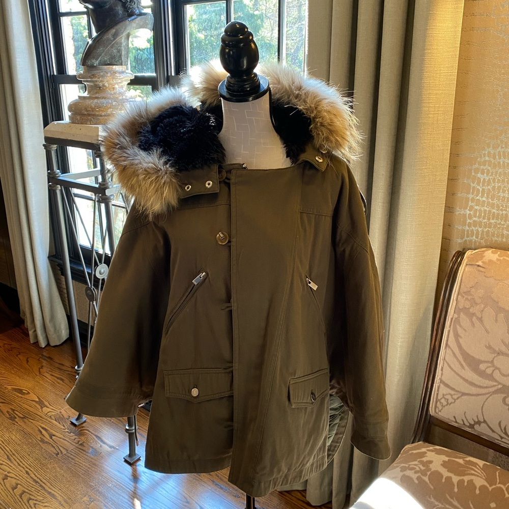 The Kooples Poncho Parka